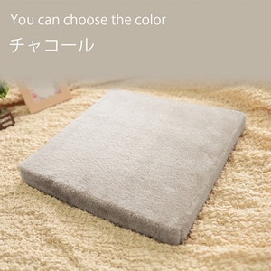  zabuton charcoal seat cushion super wool 40×40×4cm square cushion urethane foam flannel cloth smooth M5-MGKCR00114CBR