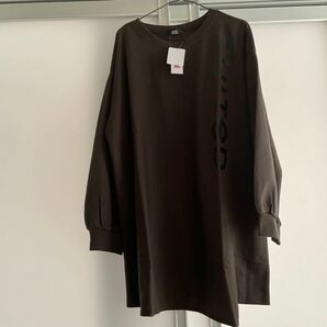 新品 ゆったり 大きいサイズ チュニック LL XL ロングプルオーバー チュニックワンピ