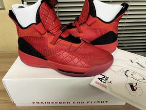 ナイキ エア ジョーダン 33 PF NIKE AIR JORDAN XXXIII PF BV5072-600 マイケルジョーダン　27.5cm 新品未使用　ユニバーシティレッド　赤