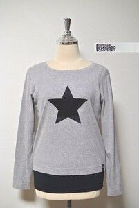 【SALE】◎美品！DOUBLE STANDARD CLOTHING【ダブルスタンダードクロージング】フライススタースパンコールカットソー 定価16,000円前後