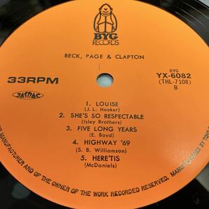 Beck Page＆Clapton★中古LP国内盤帯付「ベック・ペイジ＆クラプトン」の画像5