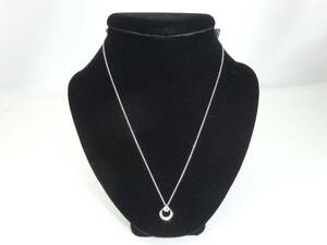 * Ponte Vecchio PT850/PT999( top ) diamond 0.10 approximately 36/40. rank approximately 1.8g rank used necklace *219o