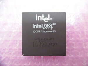 INTEL i486DX4-100 (100 MHz) A80486DX4-100 (PGA168) * pin bend equipped operation no check goods *