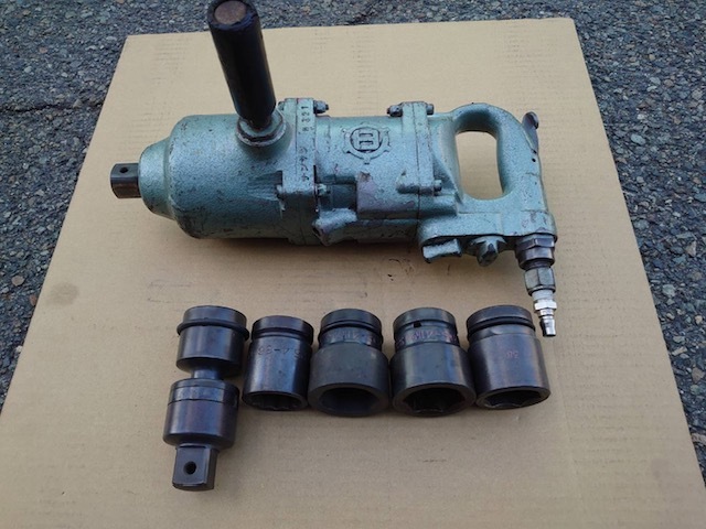  включая доставку ( быстрое решение )NPK* воздушный ударный гайковерт *NW-32LA* гнездо 36×1*38×1*41×2* карданный шарнир * хорошая вещь (2)