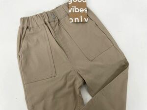  новый товар #good vibes only Kids брюки 110 бежевый длинные брюки casual простой 