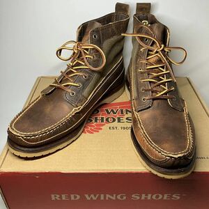  Red Wing /REDWING/ Red Wing / leather shoes / boots / American Casual /9185/ dead stock / beautiful goods / rare /waba car / canvas / moccasin / oil leather 