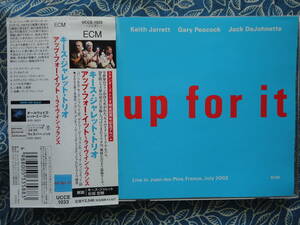 ◇キース・ジャレット/ アップ・フォーイット ■帯付 ※盤面きれいです。 ☆2002年7月仏アンティーブ・ジャズ祭ライヴ♪結成20周年記念