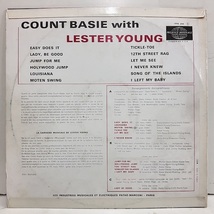 ●即決LP Count Basie / With Lester Young j34815 仏64年プレス Epic ln3577と同内容 レスター・ヤング_画像4