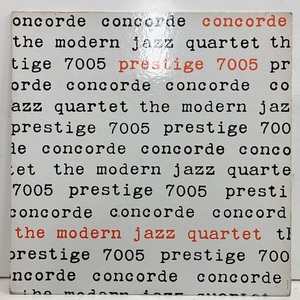 ●即決LP MJQ Modern Jazz quartet / Concorde prlp7005 j34348 米盤、黄黒Nj Dg Gg Mono ミルト・ジャクソン