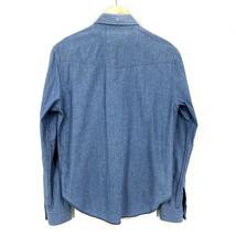 Maison Margiela ⑩ JAPANESE CHAMBRAY OVERSHIRT シャンブレー シャツ 38 スナップボタン デニム メゾン マルジェラ マルタン_画像2