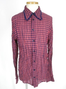 MILKBOY silver chewing gum check shirt / Milkboy [B51168]