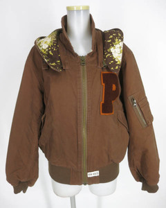 PINK HOUSE ローズブーケ刺繍MA-1ジャケット / ジャンパー ブルゾン ピンクハウス [B50266]