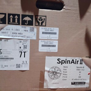 (新品未使用) モデリスタ Spin Air Ⅱ 14×5 1/2J ガンメタリック×ポリッシュ 未使用 2本