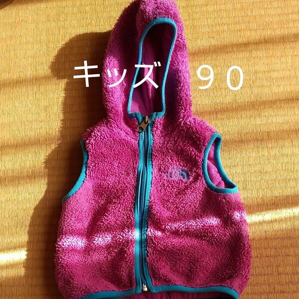 サイズ90 ノースフェイス キッズ フリースベスト