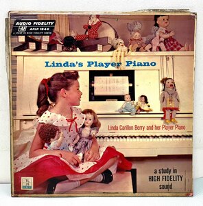 G115211▲米盤 LINDA'S PLAYER PIANO/Linda Carillon Berry LPレコード 傷み有 MONO盤/AFLP 1846/ピアノ