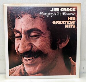 G94211▲国内盤 JIM CROCE/HIS GREATEST HITS LPレコード ジム・クロウチ/PHOTOGRAPHS AND MEMORIES