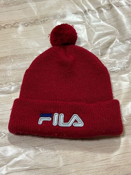 FILA 子供用ニット帽子 51〜53㎝