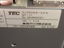 新ΩDC1F 0084※保証有 TEC 東芝テック POSターミナル POSレジ QT-11 / スキャナー/客面表示器_画像6