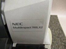 新Ω DC1F 0100※保証有 NEC MultiImpact 700LX2 PR-D700LX2 ドットインパクトプリンタ　水平型プリンタ　　　_画像6