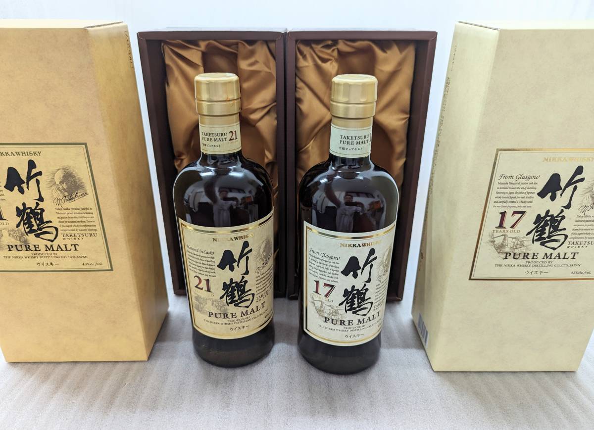 ヤフオク! -「竹鶴17年21年」の落札相場・落札価格