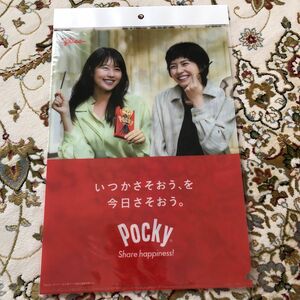 グリコ　Pocky 有村架純　クリアファイル