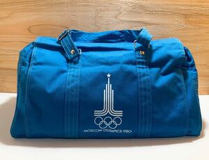 モスクワオリンピック　1980年　ショルダーバッグ　　TOSHIBA 東芝　カバン　ビンテージ　レア　レトロ　当時物