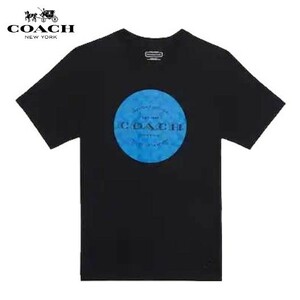 ◆値下げしました！◆新品タグ付き/正規品◆【COACH★C9140】コーチ トップス シグネチャー 半袖Tシャツ ブラック 定価35,200円 即決☆