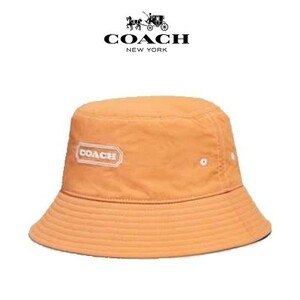 ◆値下げしました！◆新品/正規品◆【COACH★CA313】コーチ百貨店商品♪帽子『バケットハットウィズコーチ』ユニセックスモデル♪即決!!