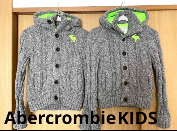 abercrombie kids ニットアウター　ジャケットコート　140