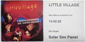 Little Village-4 Rocklegenden-Die Super-Group!*. промо * on Lee бумага jacket CD/Nick Lowe/Ry Cooder/John Hiatt/Jim Keltner