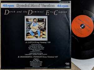 Derek & The Dominos-Layla/Eric Clapton-Wonderful Tonight:Live★独Orig.12"