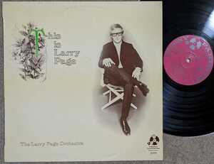 The Larry Page Orchestra-This Is Larry Page* запад Penny Farthing Orig. запись 