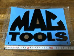 SALE 送料込 でかい エンブレム 新品 ブラック MACTOOLS マックツールズ MAC TOOL マックツール TECH マキシマイザー MAC TOOLS / snap-on