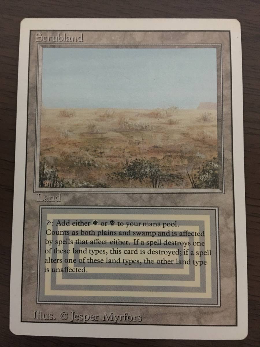 MTG Scrubland 英1 | santacasapirassununga.com.br
