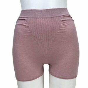 1 minute height soft cotton . girdle shorts pink L solid forming style up shorts comfort .. shorts new goods free shipping 