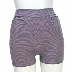 1 minute height soft cotton . girdle shorts lavender L solid forming style up shorts comfort .. shorts new goods free shipping 