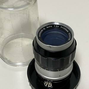 ☆Nikon ニコン　NIKKOR-Q　AUTO　1:3.5　f=135mm　LENS レンズ　カメラレンズ【現状品】