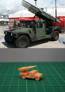 1/144 未組立 USA Humvee Phoneix AA Missile (fine detail) Resin Kit (S2296)