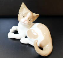 リヤドロ LLADRO 猫 ネコ 5114 フィギュリン 動物 置物 ①_画像1