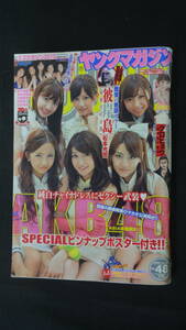 ヤングマガジン 2010年11月15日号 no.48 AKB48 ミスマガジン2010 安藤成子 MS221101-002