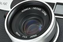 ★美品★Konica コニカ HEXAR ヘキサー シルバー フィルムカメラ♪/j53_画像6