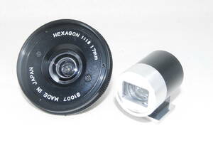 * rare superior article *HEXAGON Hexagon 17mm F16 finder attaching!