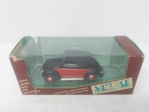 ■ VITTESSEビテス 1/43 VOLKWAGEN 1949 Closed Cabriolet 赤×黒 フォルクスワーゲンビートル ミニカー_画像7