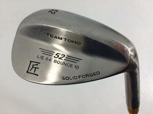 即決 お買い得品！中古 TEAM TOHO 匠 ウェッジ AW オリジナルスチール 52 WEDGE