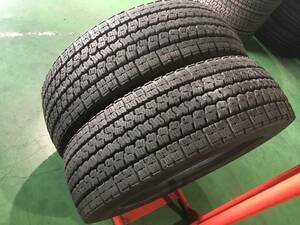 e752-2-10 ☆265/60R22.5 中古2本セット♪ トーヨー M919 スタッドレス 2017年製！ k120