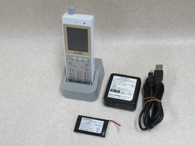 Ω XE1 1333 ∞ 保証有 キレイめ 18年製 日立 デジタル コードレス HI-D9PS 電池付 初期化・動作OK ・祝10000!取引突破!