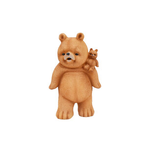 Art hand Auction Фигурка медведя Dadbear Bear & Baby из смолы, Изделия ручной работы, интерьер, разные товары, орнамент, объект