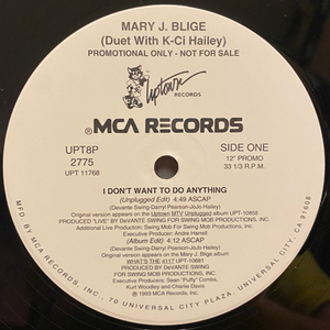 MARY J. BLIGE / I DON'T WANT TO DO ANYTHING K-CI