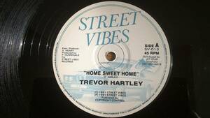 ☆彡美品！！☆彡送料無料！！　 　Trevor Hartley 　Home Sweet Home　　 1991 英盤・12inch。LOVERS REGGAE　美しいです！！