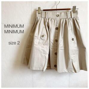MINIMUM MINIMUM ミニマムミニマム ミニスカート フレア ワールド 1394